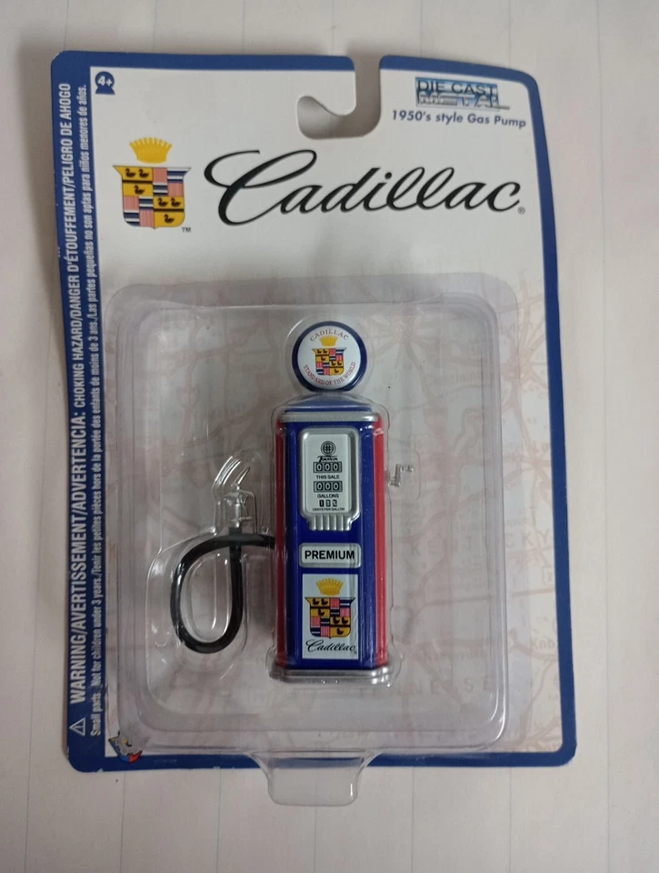 Cadillac 1950s Style Gas Pump New Gearbox Toys Die Cast Metal 3"Tall Dollhouse  - Image 3 of 4