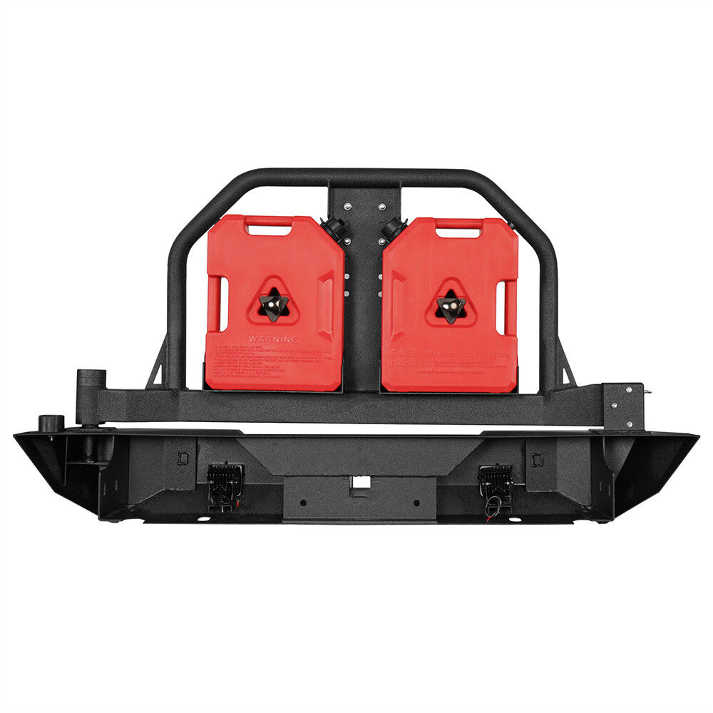Rear Bumper w/Jerry Can Holder+Hitch Receiver+D-Rings For Jeep Wrangler JK 07-18 thumbnail 11