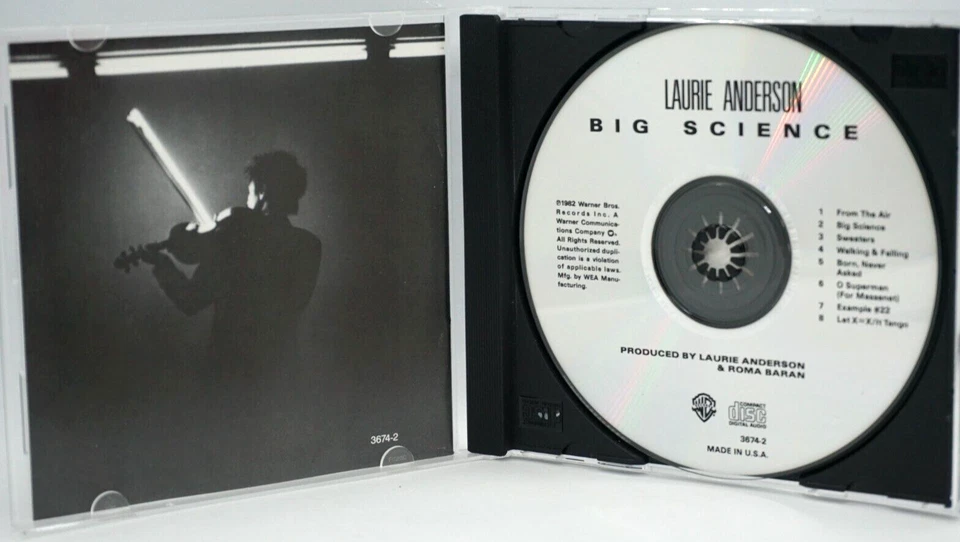 Laurie Anderson : Big Science CD Album (USA Press) - O Superman - RARE - Image 3 of 3