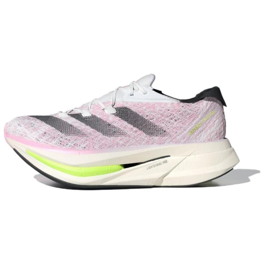 кроссовки adidas Adizero Prime X 2.0 на шнуровке с бело-розовой искрой - ID3617