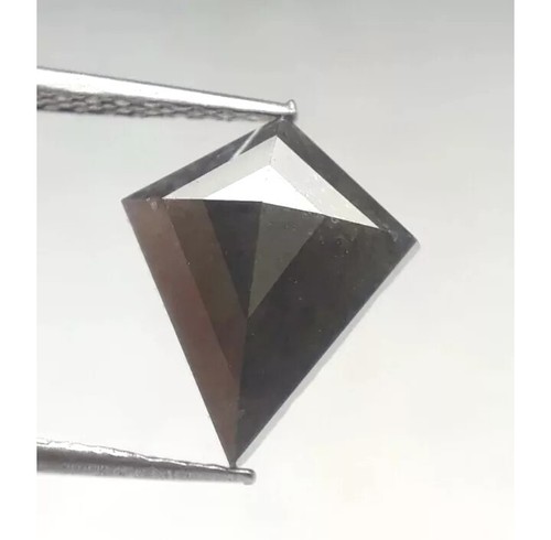 1,50 ct natürlicher loser Diamant schwarze Farbe Drachenform Diamant Salz und Pfeffer  - Bild 5 von 9