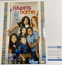 ANNELIESE VAN DER POL SIGNED Raven’s Home 12x18 Photo ACOA Disney Rare