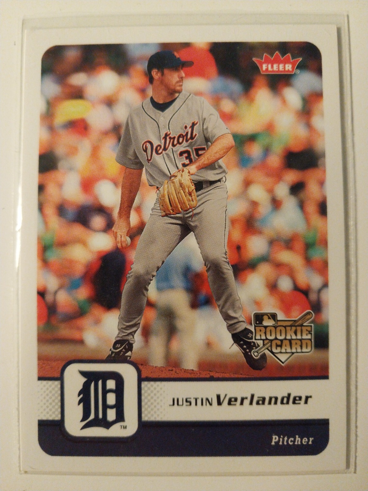 2006 Fleer - #426 Justin Verlander Rookie Card RC EX