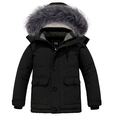 ZSHOW Boys' Winter Coat Warm Waterproof Puffer Jacket Thick