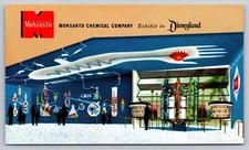 Postcard Monsanto Chemical Company Exhibit in Disneyland Anaheim CA 1956