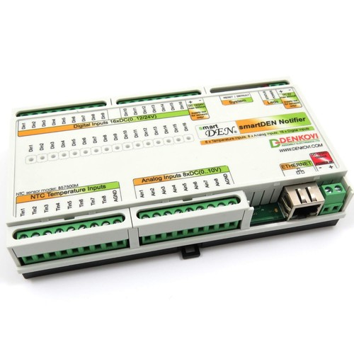 Controlador de entrada de notificador smartDEN - IoT, MQTT, HTTP, correo electrónico, sensores de temperatura - Imagen 2 de 5