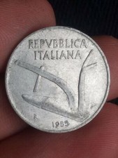 ITALIA 10 LIRE Lire Italiana 1955 monete Kayihan -1