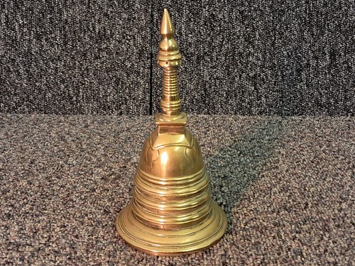 Antike Bronze Sri Lanka Buddhistische Stupa in Glockenform