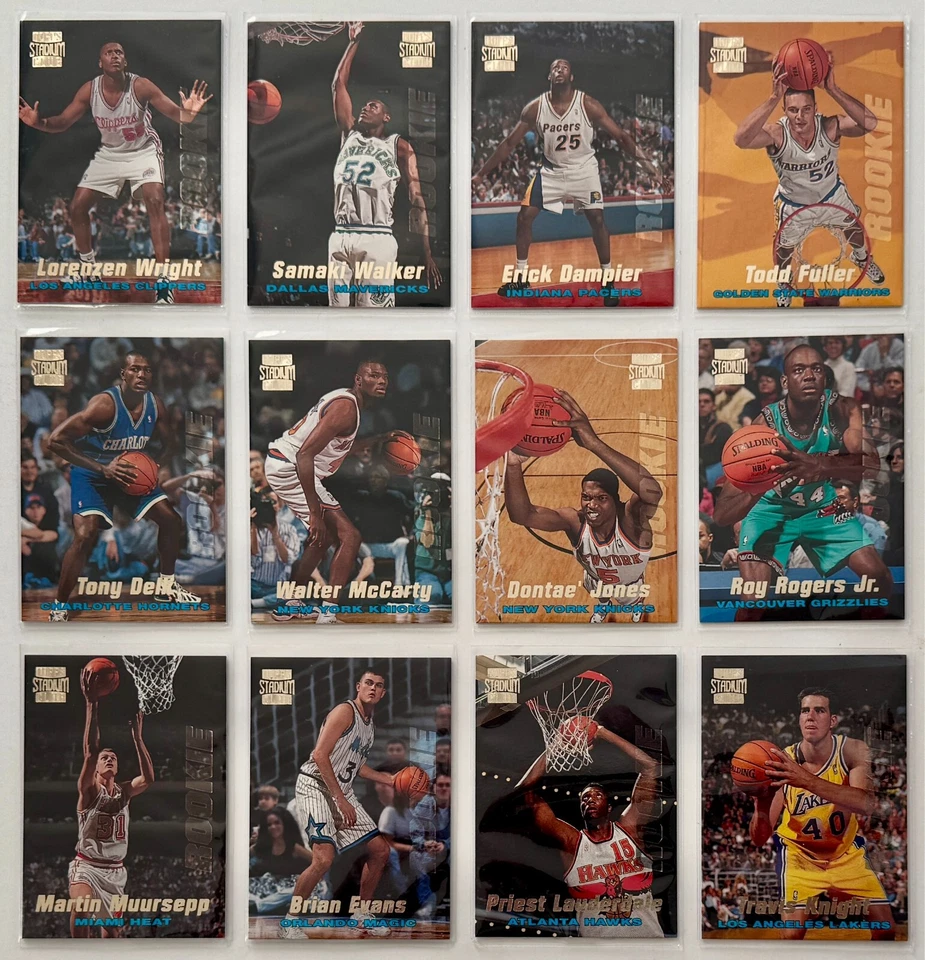 Lote de 16 cartões de basquete 1996-97 Topps Stadium Club Members Only Series 1 Rookies - Imagem 2 de 4