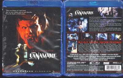 The Unnamable (Blu-ray) 1988 Creature Feature Horror - Lovecraft - New & Sealed