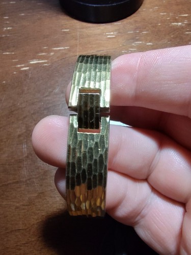 Vintage Ladies Wittnauer Quartz Yellow Gold Wrist Watch.1- Diamond Dial - Picture 9 of 9