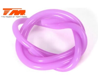Team Magic Nitroschlauch Silikon Großer Fluß 2.5mm 1m transparent purple T ...