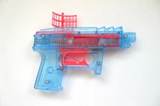 Vintage PISTOLA ESPACIAL RADAR Space Ray Gun Pistol VFERRE Italy 1970's - Blue