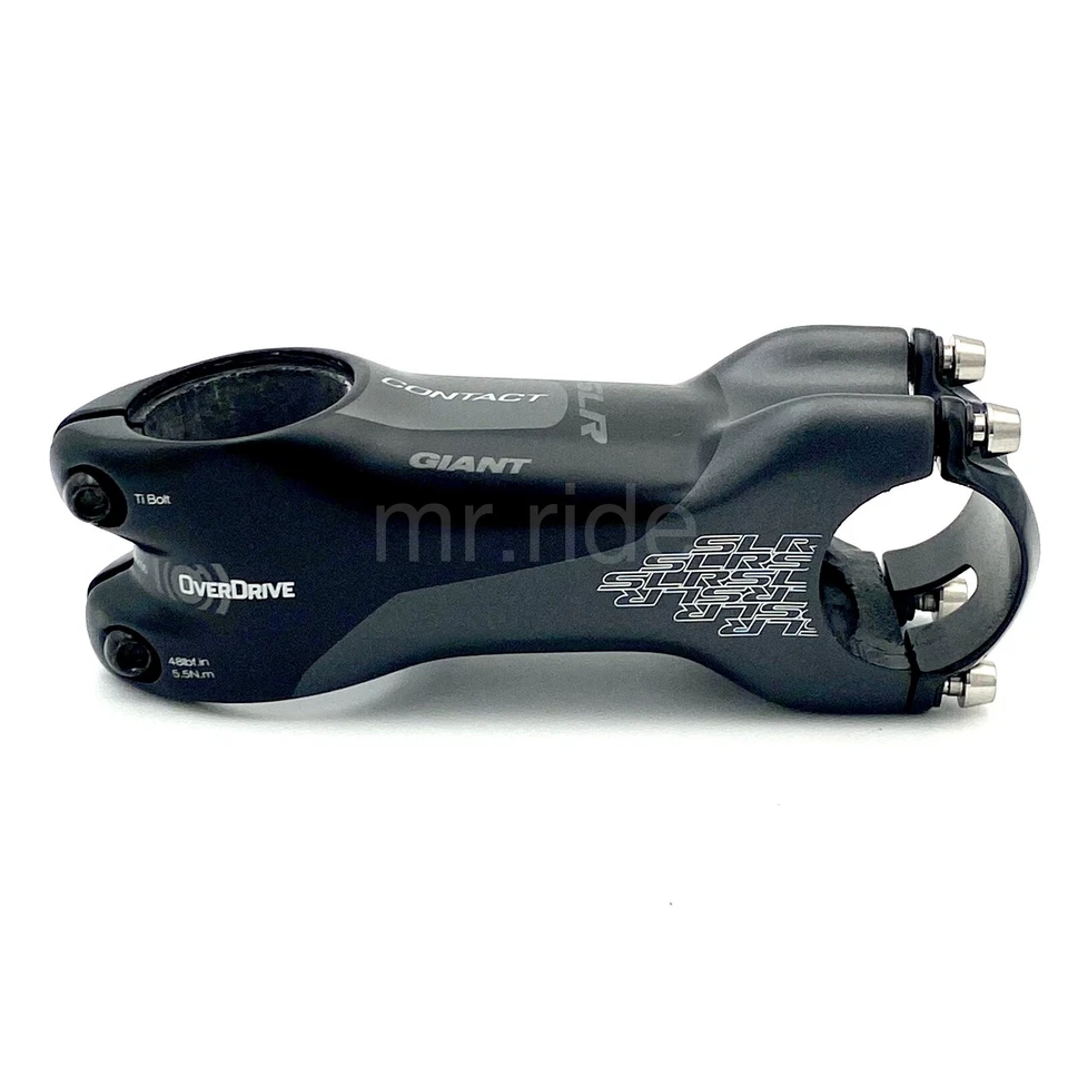 Giant CONTACT SLR OD2 Matt Carbon Bike Stem ±8 Degree 100mm,1-1/4" Black - Image 4 of 4