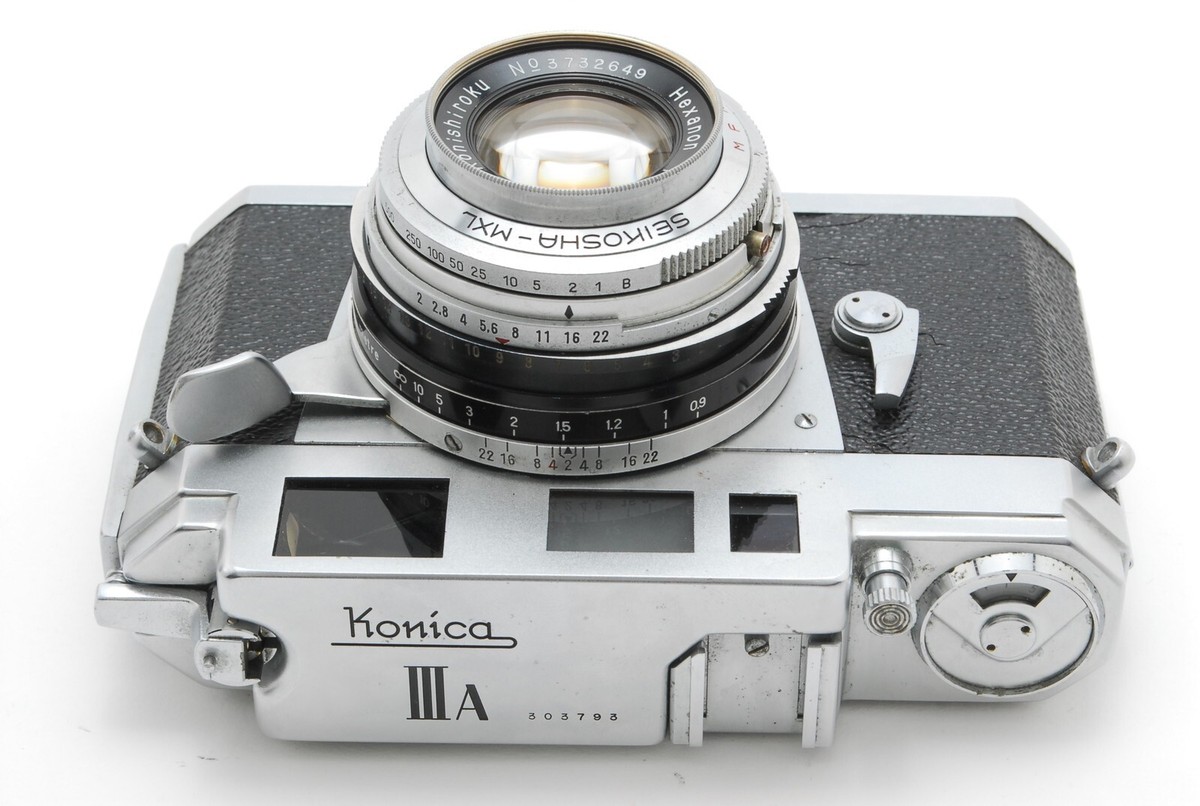 NEAR MINT】 Konica IIIA III A Rangefinder Camera Hexanon