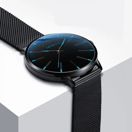 Waterproof Men's Watch Stainless Steel Quartz Luminous Classic Watches Business - Picture 5 of 16
