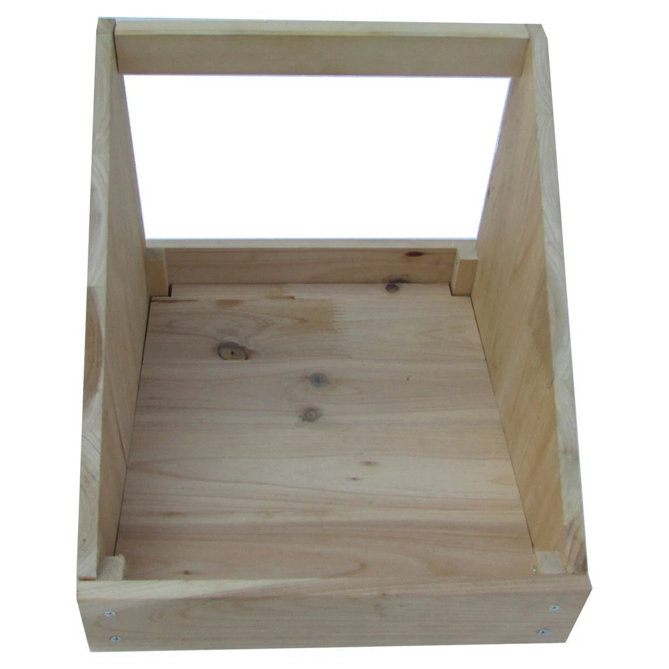 Nid De Pondeuse Pour Poules En Bois 28x30,5x25,5cm Robuste Et Pratique - Photo 1/1