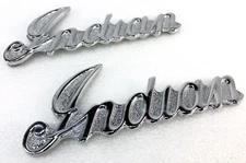 Gilroy Indian Motorcycle Fuel Tank Emblems Chief Scout Spirit Badges Genuine OEM