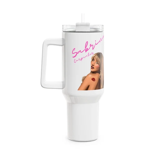 Sabrina Carpenter Pop Art Tumblers 40 oz With Handle