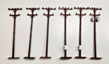 HO SCALE 6 TELEPHONE POWER LINE POLES