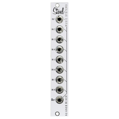 No-Knob Mixer Module for Modular Eurorack Synth by Stoel Music Systems