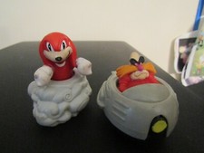 1993 Sega The Hedgehog "Knuckles" Spinner  Dr. Robotnik Windup Toy