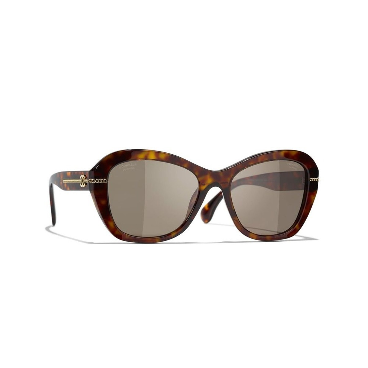 e) Chanel Butterfly 5510-A Tortoise Acetate Sunglasses | eBay display picture 1