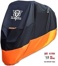 Motorcycle Cover   All Season Waterproof Outdoor Protection   Fit up to 116