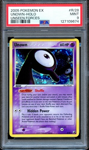 Unown graded PSA 9 for sale on eBay