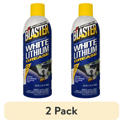 #ad 2 pack B#x27;laster 16 LG White Lithium Grease Oil Lubricant 11 oz $12.99