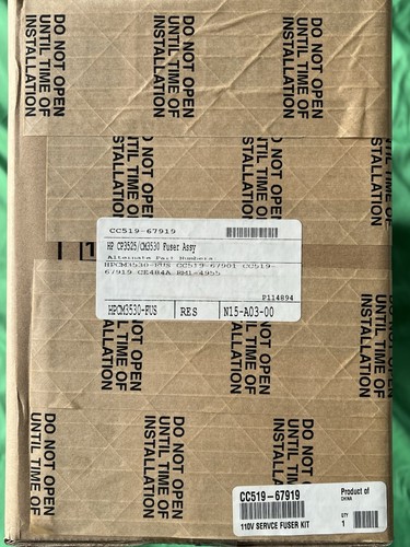 HP CE484A (RM1-4955) Fusible LaserJet boîte scellée d'origine en usine CC519-67919 - Photo 3/6