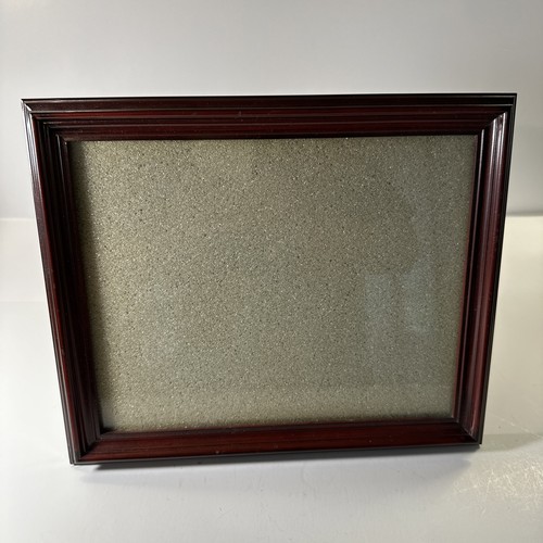 Vintage Red/Black Wood Picture Frame 11.25”x9.25”For 8”x10” Photo NICE - Picture 6 of 8