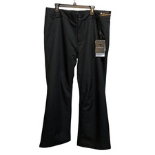 OBERMEYER Men's Keystone Relaxed Fit Ski Pants Size XLARGE Black 10K Waterproof