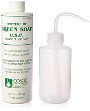 Professional Tattoo Green Soap 16oz with Squeeze Bottle Skin Prep Cleaner