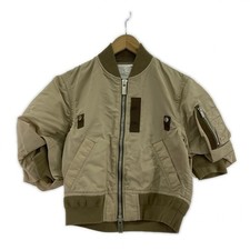 SACAI Twill Blouson Jacket Beige Size 1 Nylon Men's
