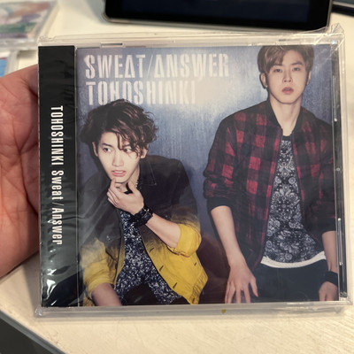 DONG BANG SHIN KI (TOHOSHINKI)-SWEAT / ANSWER-JAPAN CD B63