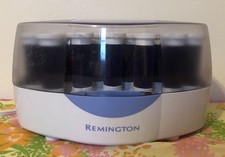 Remington KF-20N Blue Velvet Flocked Hot Rollers Curler Set of 20 Tested / Works