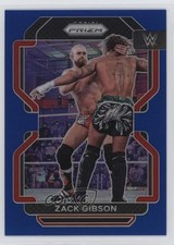 2022 Panini Prizm WWE Blue Prizm 184/199 Zack Gibson #167 17x6