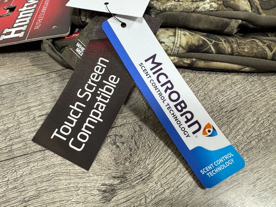 Huntworth Men's L/XL 5-Finger Stealth Hunting Glove Realtree APX Camo - Image 4 of 4