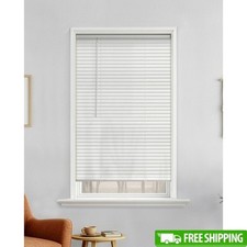 Cordless Vinyl Mini Blinds Light Filtering Indoor Window Treatment Easy Install