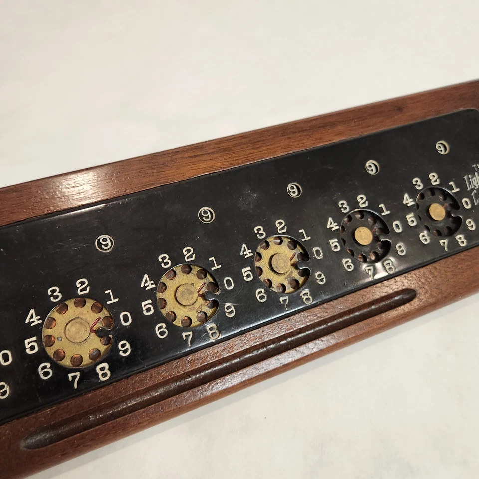 Antigua de colección "The Lightning Calculator" Grand Rapids, Michigan 1908-1915 Foto 3 de 4