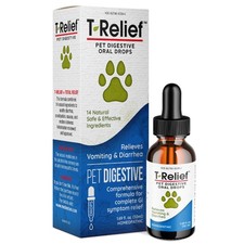 T-Relief Pet Digestive Complete GI Relief Drops for Dog  Cat Soothing Aloe ...