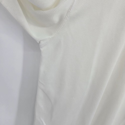Nike mens size large white embroidered long sleeve y2k vintage mesh breathable - Picture 3 of 12