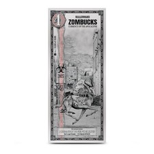 2027 ZOMBUCKS WORLD 1/1000 oz .999 SILVER NOTE ~ KILLERRAND ~
