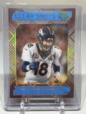2020 Panini Illusions #16 Peyton Manning Clear Shots Light Blue #/299