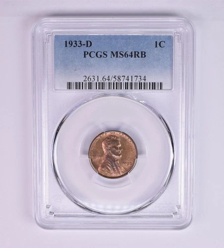 1933-D Lincoln Wheat Cent — photo from another recent sale