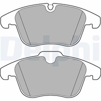 Vorderachse Delphi LP3180 Bremsbelagsatz, Scheibenbremse FüR Jaguar