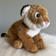 Toys R Us Tiger Plush 14  Realistic Stuffed Animal 2015