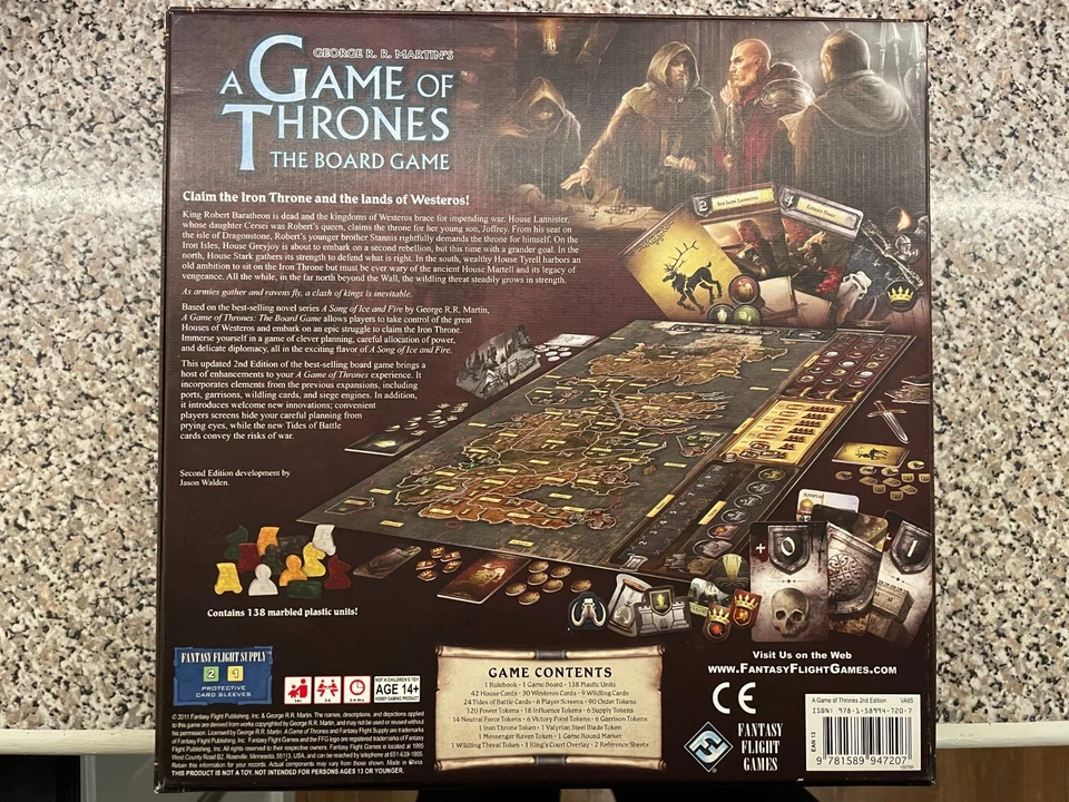 A Game of Thrones: The Board Game Second Edition by Christian T. Petersen New - Image 2 of 4