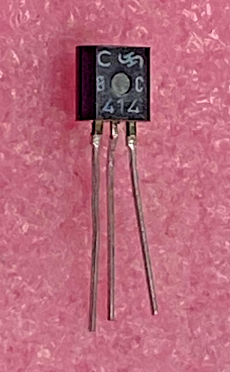 Siemens BC414 NPN transistor McIntosh Laboratory 132-054 package TO-92